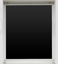 Blackout film, interior installation, black/black