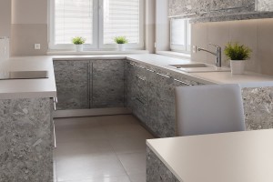 Dark Terrazzo, Stone Look Self-Adhesive Furniture Film