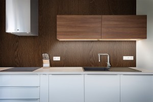 Walnut, adhesive foil in wood look