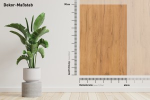 Chestnut, adhesive film in wood look